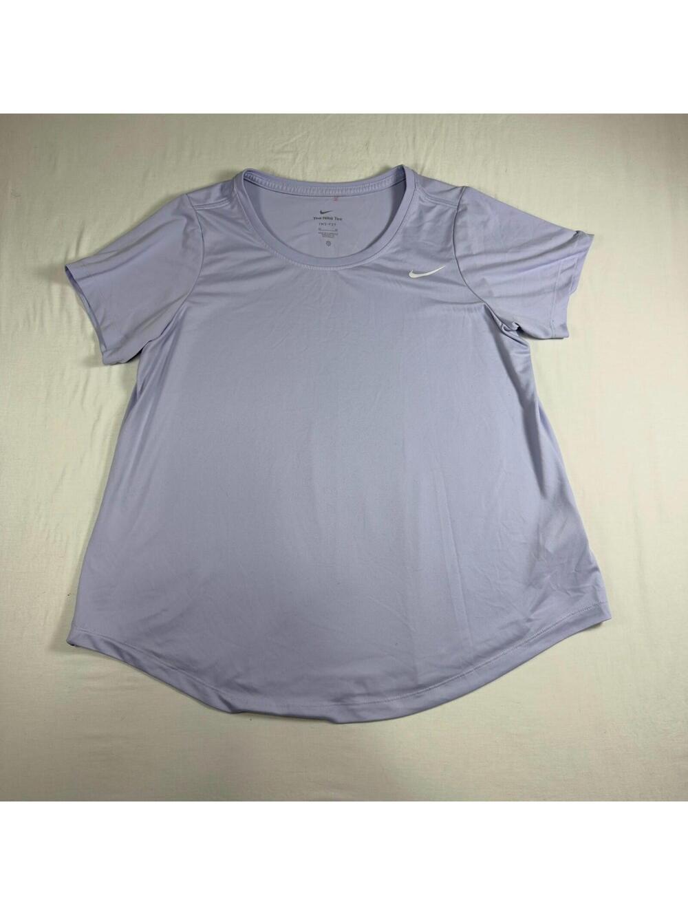 Nike DRI-FIT lavender T-Shirt Womens 0XL Relaxedโ Fit